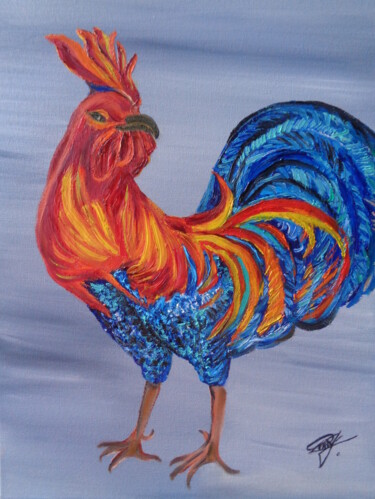 Coq pour Ludo. Rooster for Ludo