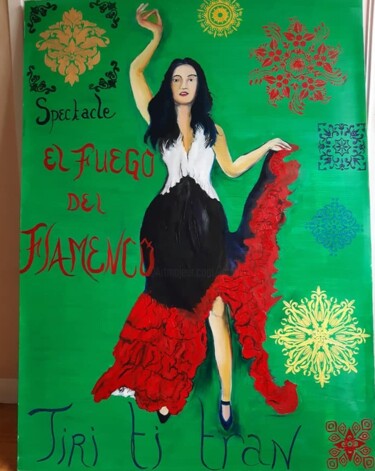 Flamenco: Affiche de spectacle TIRI TI TRAN